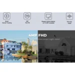 ⁦كاميرا مراقبة من Skyworth، موديل LC2103، بدقة 4 ميجابكسل، برؤية ليلية ملونة وتتبع حركة بشرية⁩ - الصورة ⁦4⁩