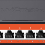 سويتش وي تك ، 8 منافذ PoE بسرعة 10-100 ميجابت في الثانية، 2 منافذ RJ45 بسرعة 10-100 ميجابت في الثانية ، WI-PS210